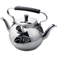 Yek Outdoor N°20 Çift Ibrikli Lüks Işlemeli Alüminyum Çaydanlık 2,5 Litre