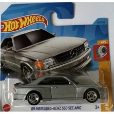Hot Wheels Tekli Arabalar 89' Mercedes-Benz 560 Sec Amg Gri 560-HKK85