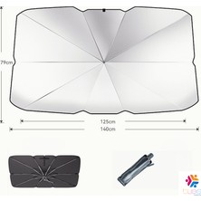 bliss umbrella Araç Ön Cam Güneşliği Katlanabilir Saplı