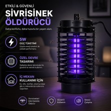 CoverZone Mos-Quit Photocatalyst Mosquito Killer Sivrisinek Öldürücü Cihaz 3W Güç Tüketimi 100-240V 50/60Hz Iç Mekan Kullanımına Uygun Yüksek Verimli Elektrikli Cihaz | Sc-20