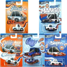 Hot Wheels 2025 Manga Tuner Set Of 5 GDG44-952L Oyuncak Araba Model Araba Koleksiyon Hobi