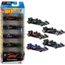 Hot Wheels Formula 1 - Araba Seti 5 Li Lisanslı Model