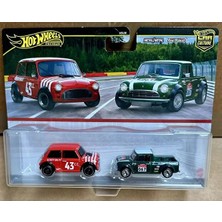 Hot Wheels Mattel 2'li Premium Araba Seti Morris Mini & 67 Austin Mini Pickup JBK97