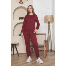 Asel Regular Fit Normal Kalıp Lacivert Iki Iplik Penye Cepli Eşofman Takımı