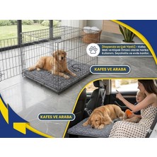 İnter Sunny Mikrofiber Köpek Araç Seyahat Paspası, Yıkanabilir Şönil Evcil Hayvan Halısı, Hızlı Kuruyan Giriş Paspası, Makinede Yıkanabilir, 60X40 cm