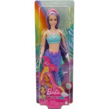Barbie Dreamtopia Deniz Kızı Bebekler - Mor Saç-Pembe Taç