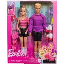Barbie Ken 65. Yıl 2li Parti Bebekler Plastik Malzemeden Üretilmiş Renkli Kıyafetler İçerir HXK90