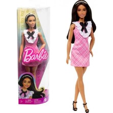 Barbie Büyüleyici Parti Bebekleri Fashionistas HJT06 Pembe Renkli Desenli Eğlenceli Model Bebek