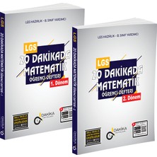 Dakika Yayınları Lgs 20 Dakikada Matematik Öğrenci Defteri (1. ve 2. Dönem)
