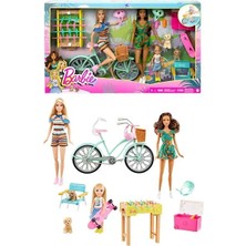 Barbie 'nin Tatil Eğlencesi Oyun Seti GXF32 Bratz Temalı Renkli Aksesuarlarla Eğlenceli Oyun