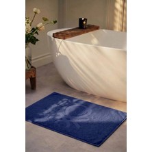 United Colors Of Benetton BE-2123-NVY  %100 Pamuk Lacivert 50X80 cm Banyo Paspas Havlu
