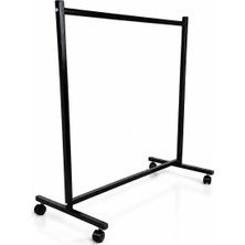 Konfeksiyon Askısı Ayaklı Askılık Sabit Eteklik Tekerlekli Stant Eşek Elbise Askılığı Metal Askılık