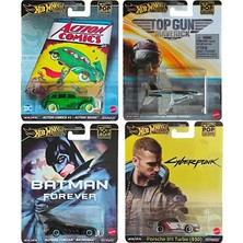 Hot Wheels 2024 Premium Pop Culture 4'lü Set