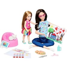 Barbie ve Chelsea Sanat Atölyesi Oyun Seti HRG48