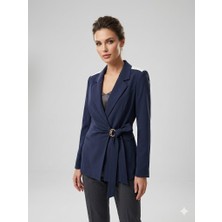 Centilmen Kasha Kadın Toka ve Kurdele Detaylı Blazer Ceket 26YC001