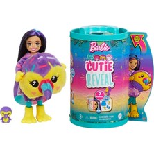 Barbie Cutie Reveal Chelsea Tropikal Orman Serisi Model Bebek 1 Adet Bratz Temalı Renkli Desenli