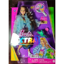 Barbie Mattel Barbie Extra Renkli Elbiseli Bebek ve Hayvan Arkadaşı Timsah No:9 - GRN27-GYJ78 GRN27-