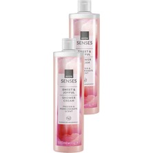 Avon Senses Sweat & Joyful Frezya ve Nar Kokulu Krem Duş Jeli 500 ml 2'li