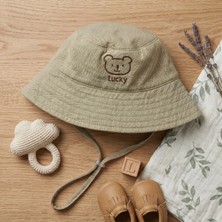 Benitto Kids Bağlamalı Balıkçı Bebek Şapkası 7042