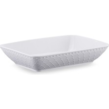 Korkmaz Incila Collection 29 cm Kare Kayık Tabak A8534-9