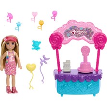 Barbie Chelsea'nin Şeker Dükkanı Oyun Seti, Lolipop Standı, Aksesuarlar Içeren Oyun Seti HRM07