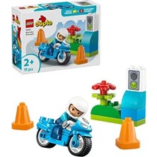 LEGO ® Duplo® Kasabası Mavi Polis Motosikleti 10471 - 2+ Yaratıcı Oyuncak Yapım Seti (11 Parça)