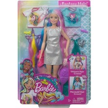 Barbie Sonsuz Saç Eğencesi GHN03-GHN04 Belial Karakterli Anahtarlı Hediyelik Figür