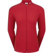 Footjoy Full-Zip Rib Midlayer Kadın Kırmızı 39412