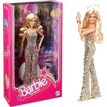 Barbie Movie Gold Tulumlu Bebek HPJ99 Bratz Temalı Parlak Renkli Model Bebek Çıkarılabilir Kıyafetler