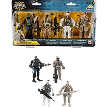Chap Mei Soldier Force Özel Tim Kurtarma Ekibi 4'lü Asker Figür Seti