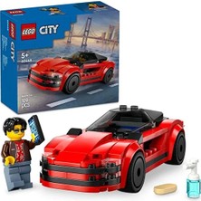 LEGO City Kırmızı Spor Araba 60448 - 5 Yaş ve Üzeri Çocuklar Için Yaratıcı Oyuncak Yapım S