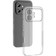 Roketcim Honor 600 5g Kamera Korumalı M-Safe Şarj Özellikli Şeffaf London Sert Pc Kapak