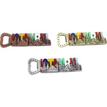 Sb Shopping Istanbul Yazısı Metal Magnet Açacak