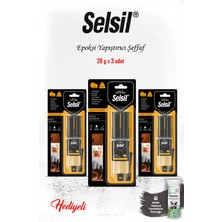 Selsil 3'lü Epoksi Yapıştırıcı Şeffaf, Rosıe