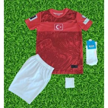 Moda Türkiye Milli Takım 2026 Isimsiz Çocuk Taraftar Forması 4'lü Set