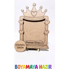 Simidil Design 5 Adet Ahşap Boyanabilir Çerçeve 14X20 cm - Kişiselleştirilebilir Anneler Günü Hediyesi