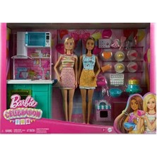 Barbie Brooklyn ve Mali̇bu Pasta Yapiyor Oyun Seti̇