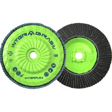 Cam Zımparası Flap Disk - 80 Kum -Interabrasiv