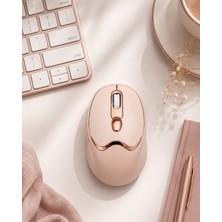 Feifei Bluetooth ve 2.4g Destekli Sessiz Kablosuz Mouse Şarjlı Tasarım - FEİ8873-4388