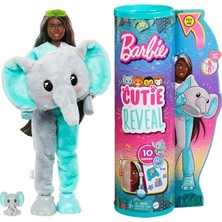 Barbie Cuite Reveal Bebekler Tropikal Orman Serisi - Fil HKP97-HKP98