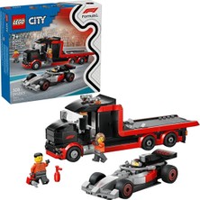 LEGO Lego® City Audi F1® Yarış Arabalı F1® Sergileme Kamyonu 60493 - 7+ Building Set For – 7+ (508)