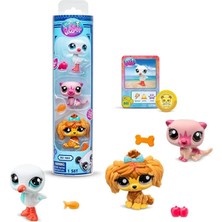Littlest Pet Shop Seri 2 Su Samuru – Martı ve Köpek Lps Minişler 3'li Figür Seti