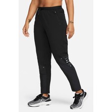 Nike Therma Fit Division Woven Womens Running Pant.ısı Düzenleyici Fermuar Cepli Kadın Koşu Eşofman Altı Siyah