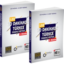 Dakika Yayınları Lgs 20 Dakikada Türkçe Öğrenci Defteri (1. ve 2. Dönem)