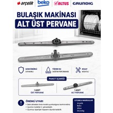 Öz Beyaz Eşya Arçelik - Beko - Altus - Grundig Uyumlu Bulaşık Makinesi Üst ve Alt Yıkama Pervanesi Seti