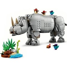 LEGO 31171 Creator Vahşi Hayvanlar: Muhteşem Gergedan ile Kuşlar