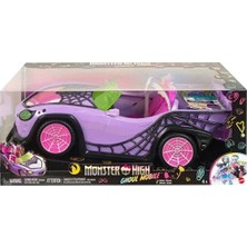 Barbie Orjinal Monster High Acayip Havalı Gösterişli Araba Ghoul Mobile