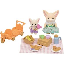 Sylvanian Families Sunny Picnic Set - Fennec Fox Sister And Baby 5698