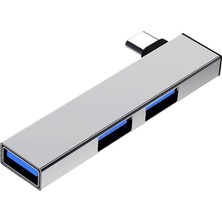 Leonpro Type C 90 Derece L Tipi USB 2.0 ,3.0 Hub 3 Port USB Çoklayıcı Hub