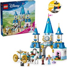 LEGO ® ǀ Disney Princess Sindirella’nın Şatosu ve At Arabası 43275 - 6+ Oyuncak Yapım Seti (596PR)